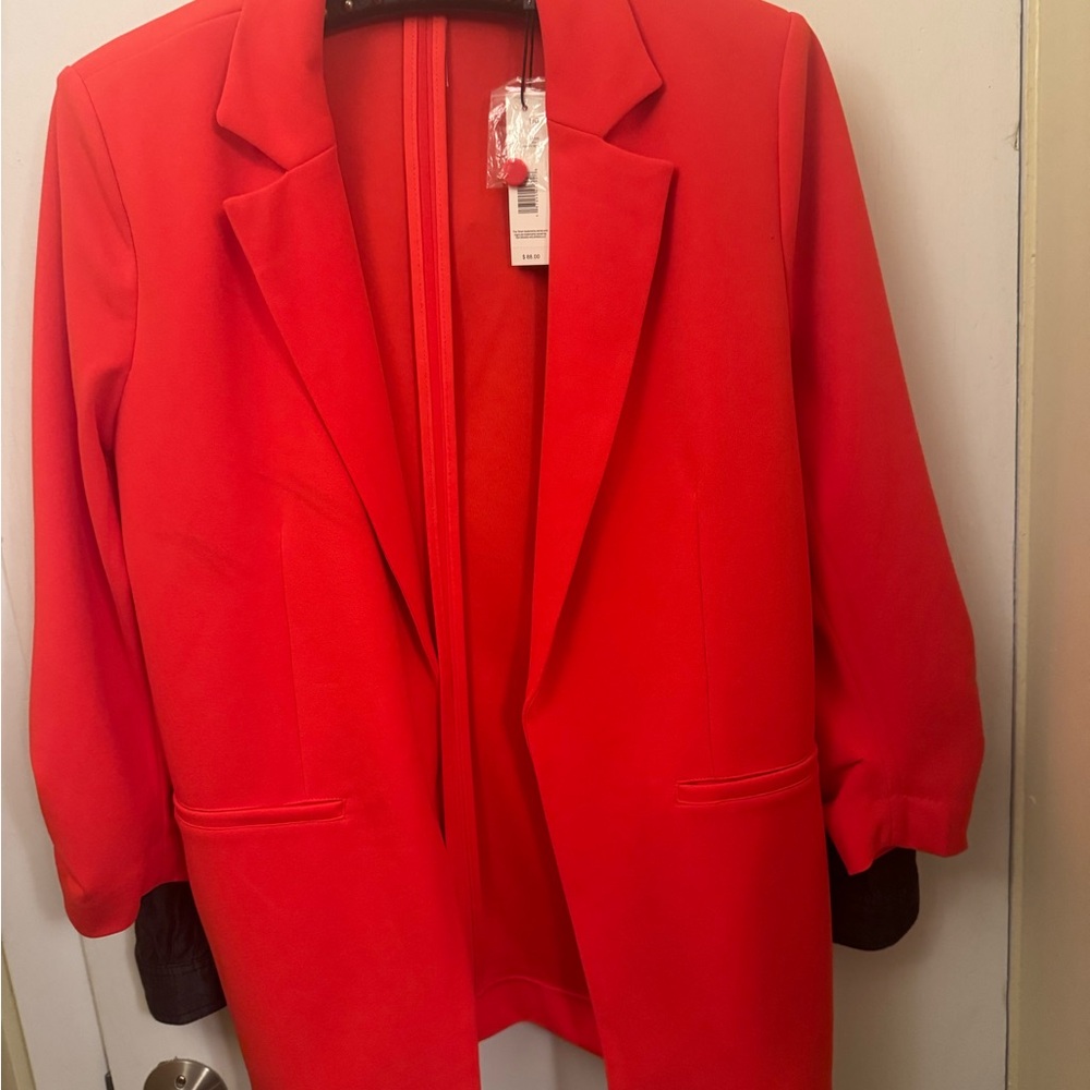 Tahari Women's Red Blazer
